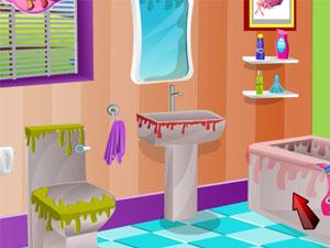 整理凌乱洗手间