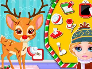 芭比宝贝医治小鹿