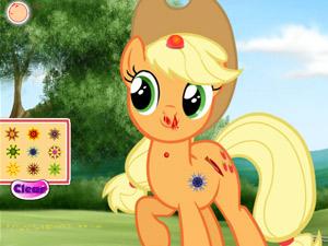 照顾受伤的小马