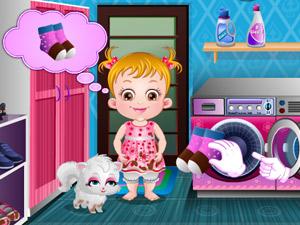 可爱宝贝洗衣服