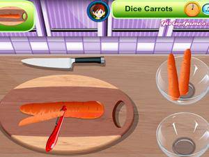 莎拉做奶油鸡汤