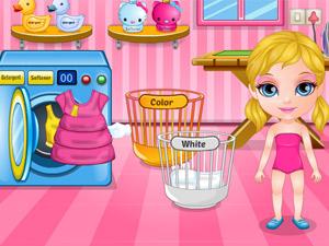 宝贝洗衣服