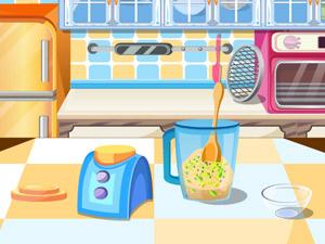 制作开心果蛋糕