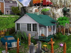 小屋外找数字25