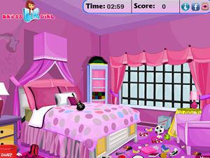 可爱粉红色卧室