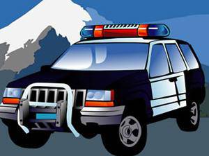 警车拼图
