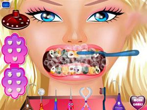 芭比娃娃看牙医