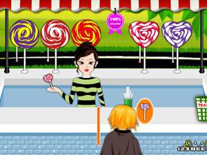 美女棒棒糖店
