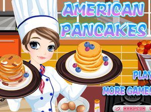 泰莎制作美国薄饼 