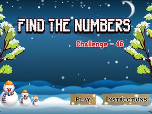 圣诞雪屋找数字46