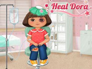 朵拉受伤看医生