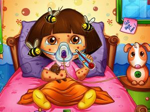 朵拉蜇伤看医生