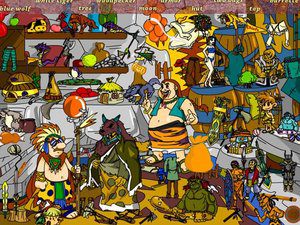 史前野人集市寻物 