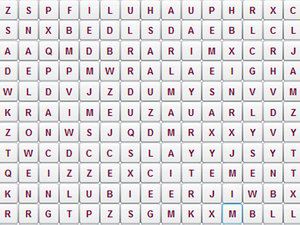 杂乱字母找单词