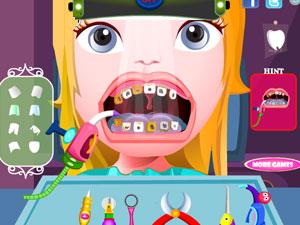 可爱公主看牙医