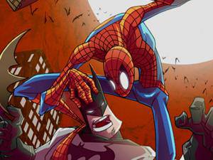 蜘蛛侠斗蝙蝠侠