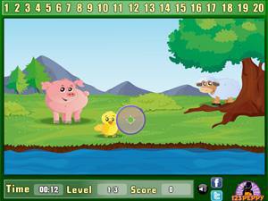 农场动物找数字