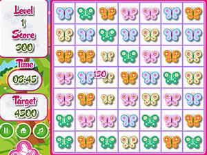 漂亮蝴蝶对对碰