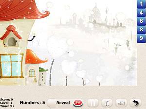 恬淡晴空找数字