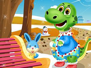 照顾恐龙小宝宝