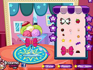 冬日水果冰淇淋