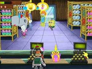 海绵宝宝售货员