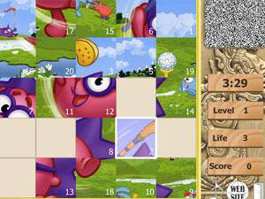 可爱小精灵拼图