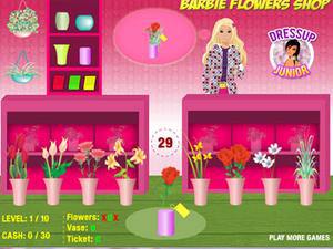 芭比娃娃鲜花店