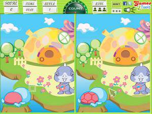 可爱怪物家园找茬