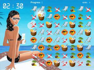 假日海滩对对碰