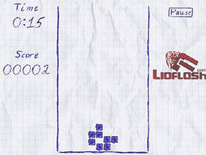 纸上俄罗斯方块