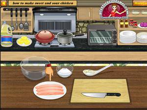 制作美味鸡块饭