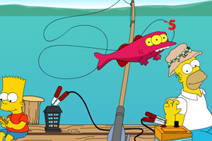 辛普森和爸爸钓鱼