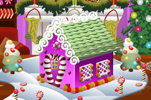 漂亮圣诞姜饼屋