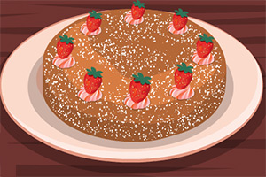 艾莎制作鹰嘴蛋糕