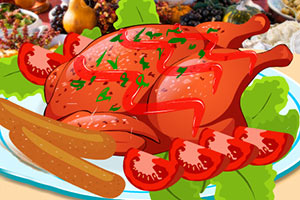 准备感恩节火鸡