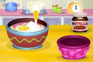 烹饪巧克力榛子蛋糕