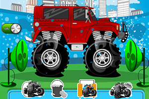 清洗怪物大脚车