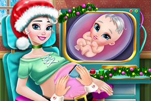 准妈妈圣诞生产