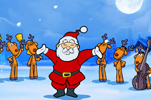 欢乐圣诞老人歌唱