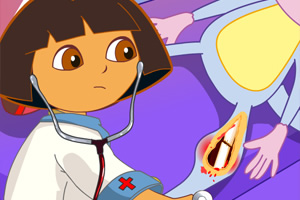 朵拉给布茨做骨折手术