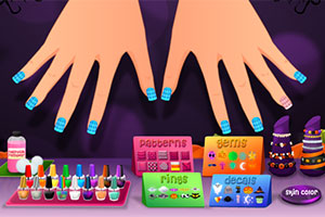 万圣节时尚美甲