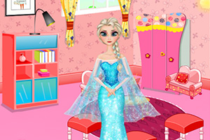 艾尔莎布置新房