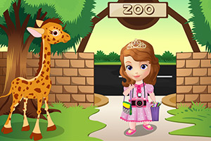 索菲亚宝贝去动物园