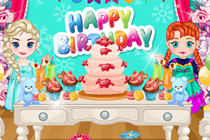 冰雪姐妹准备派对