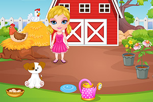 照顾可爱小马驹