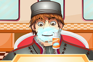 给克里斯多夫剃须