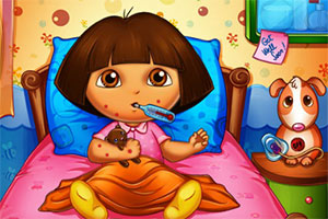 被蜜蜂蛰伤的朵拉