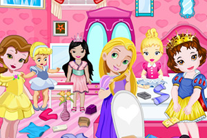 小公主们整理房间