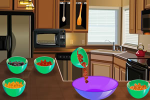 圣诞节水果蛋糕